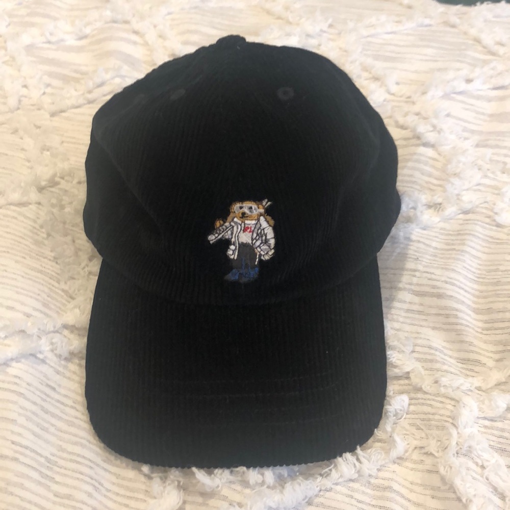 Boys adjustable corduroy polo cap